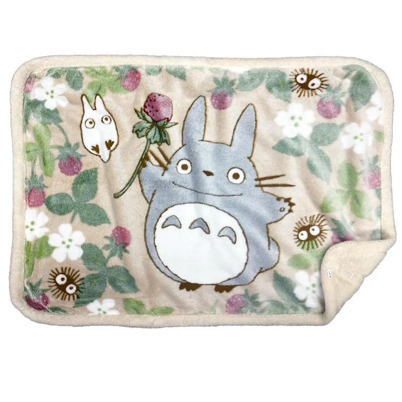 MY NEIGHBOR TOTORO - Totoro Rapsberry - Fluffy Plaid 70x100cm